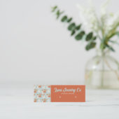 Boho Snowmen Sieraden Visitekaartje (Staand voorkant)