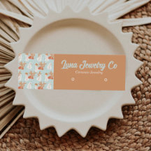 Boho Snowmen Sieraden Visitekaartje