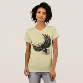 Boho Soaring Eagle Artistiek Dames T-shirt (Voorkant volledig)