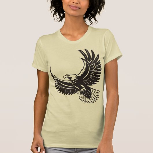 Boho Soaring Eagle Artistiek Dames T-shirt (Voorkant)
