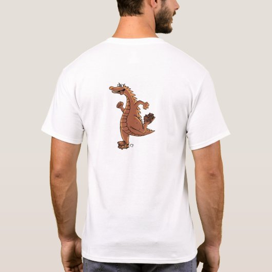 Boho Soft Design Godzilla T-shirt (Achterkant)