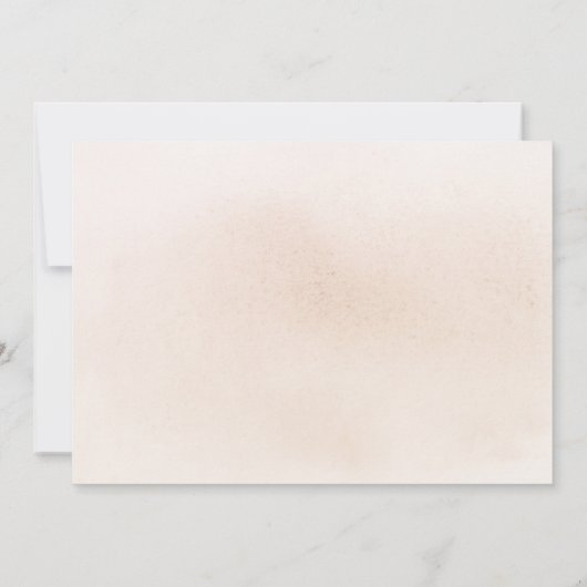 Boho Soft Flowers Pampas Grass Engagement Party Kaart (Achterkant)