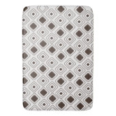 Boho Soft Neutral Tribal Geometrisch Azteeks Patro Badmat (Voorkant Verticaal)