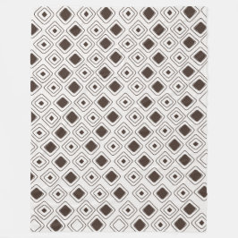 Boho Soft Neutral Tribal Geometrisch Azteeks Patro Fleece Deken