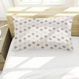 Boho Soft Neutral Tribal Geometrisch Azteeks Patro Kussensloop