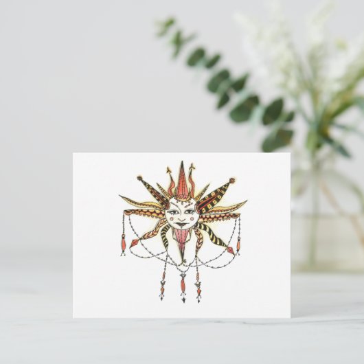 Boho Soleil Briefkaart (Staand voorkant)