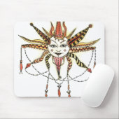 Boho Soleil Hand Getekend Muismat (Met muis)