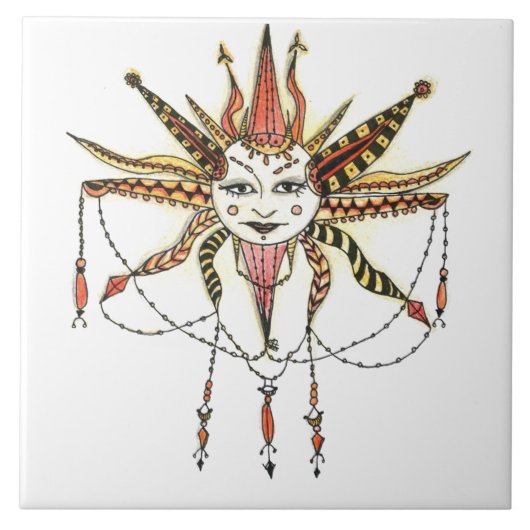 Boho Soleil Tegeltje (Voorkant)