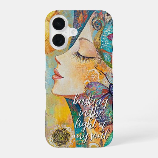 Boho Soul Glow Phone Case iPhone 16 Hoesje (Achterkant)