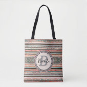 Boho Southwest geïnspireerde boodschappentas Tote Bag (Voorkant)