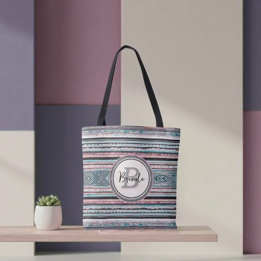Boho Southwest geïnspireerde Canvas tas