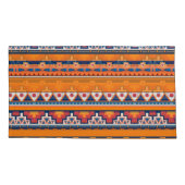 Boho Southwest Santa Fe Desert Style Geometrisch Kussensloop (Achterkant)