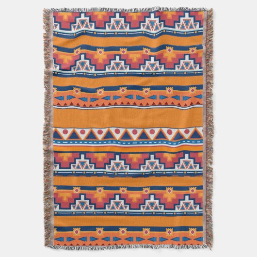 Boho Southwest Santa Fe Style Deken (Voorkant Verticaal)