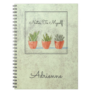 Boho Southwest Succulents neemt kennis van mezelf Notitieboek