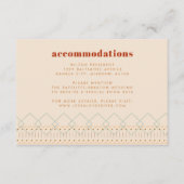 Boho Southwestern Enclosure Card Informatiekaartje (Voorkant)