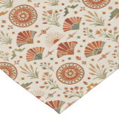 Boho Southwestern Sunburst Floral Pattern Korte Tafelloper (Hoek)