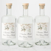 Boho Spaanse bruiloft Likeurfles Etiket (Flessen)