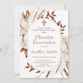 Boho Spaanse Eerste Heilige Communie Kaart (Voorkant)