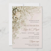 Boho Spanish Wedding Invitation Kaart (Voorkant)