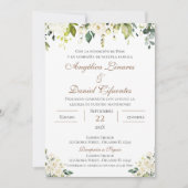 Boho Spanish Wedding Invitation Kaart (Voorkant)