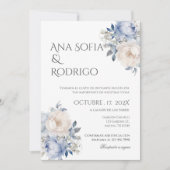 Boho Spanish Wedding Invitation Kaart (Voorkant)