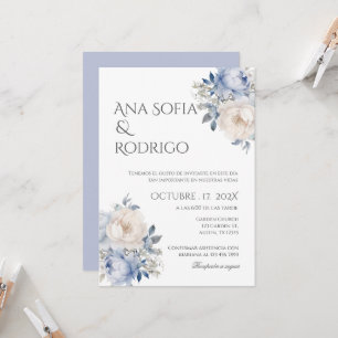 Boho Spanish Wedding Invitation Kaart