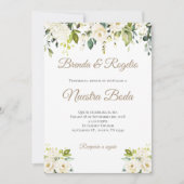 Boho Spanish Wedding Invitation Kaart (Voorkant)