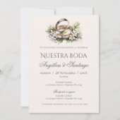 Boho Spanish Wedding Invitation Kaart (Voorkant)