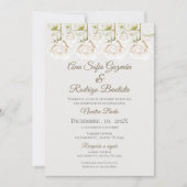 Boho Spanish Wedding Invitation Kaart (Voorkant)