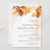 Boho Spanish Wedding Invitation Kaart (Voorkant)