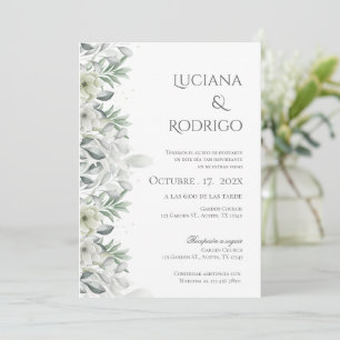 Boho Spanish Wedding Invitation Kaart
