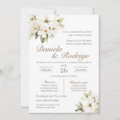 Boho Spanish Wedding Invitation Kaart (Voorkant)