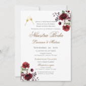 Boho Spanish Wedding Invitation Kaart (Voorkant)