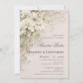 Boho Spanish Wedding Invitation Kaart (Voorkant)
