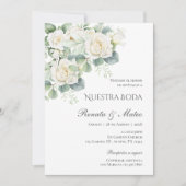Boho Spanish Wedding Invitation Kaart (Voorkant)