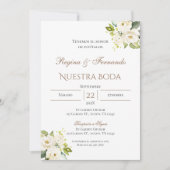 Boho Spanish Wedding Invitation Kaart (Voorkant)