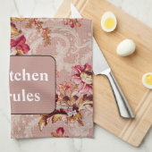 Boho Specialized Retro design ventilatorroze patro Theedoek (Quarter Fold)