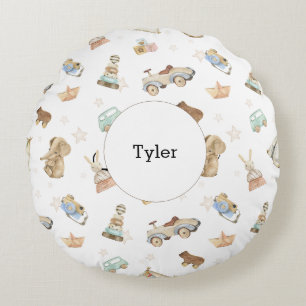 Boho Speelgoed Baby Kwekerij Wit Rond Kussen