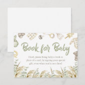 Boho Speelgoed Baby shower Books for Baby card Kaart (Voorkant / Achterkant)
