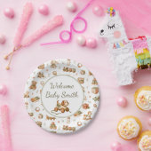 Boho Speelgoed Welkom Baby Papieren Bordje (Feest)