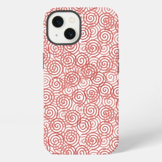 Boho Spiraal iPhone Hoesje (Achterkant)