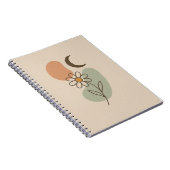 Boho Spiral Notitieboek – Esthetisch minimalistisc (Rechterzijde)