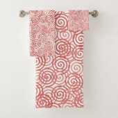 Boho Spirals Bad Handdoek (Insitu)