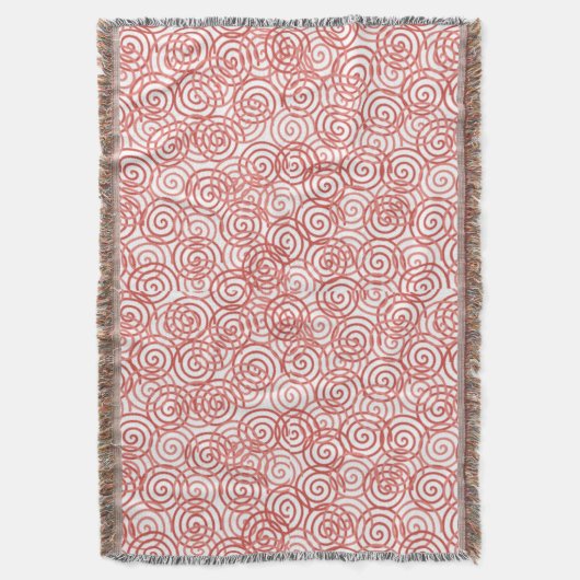 Boho Spirals Deken (Voorkant Verticaal)