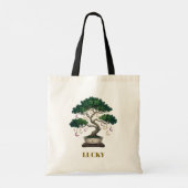 Boho Spirituele Esthetische Canvas Tote Bag (Achterkant)