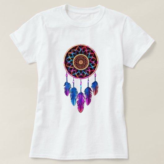 Boho spirituele kunst droomvanger. t-shirt (Design voorkant)