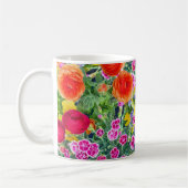  boho spring florale kleurrijke koffie mok (Links)