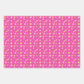 BOHO Spring Flowers Pastel Floral Pattern Inpakpapier Vel (Voorkant 3)