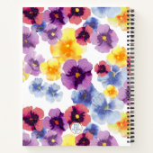 Boho Spring Garden Flower Gardener Spiral Notitieb Notitieboek (Achterkant)