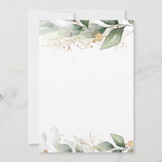 Boho spring purple bloemen in maandagalkalender save the date (Achterkant)